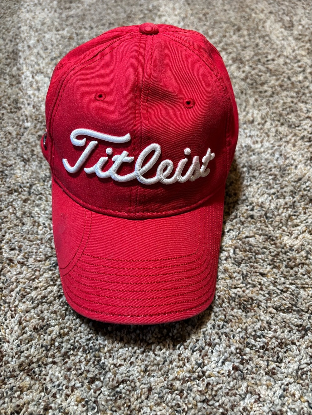 239. Titleist White Script Red Golf Cap Texas Tech - Picture 2 of 7